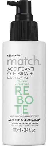 O Boticario Match Tonico Capilar Anti Oleosidade 100ml