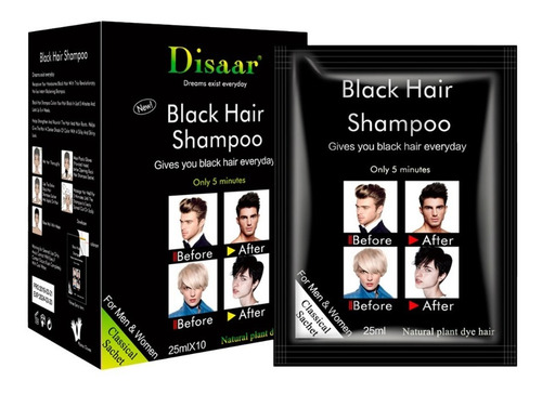 Imagen 3 de 4 de 3 Black Hair Shampoo 25ml X 30