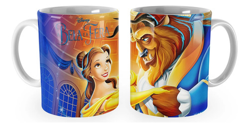Caneca A Bela E A Fera Desenho Mod 2