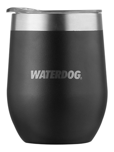Vaso térmico Waterdog Copon 350 color negro 350mL