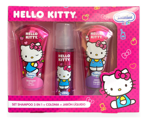 Set De Belleza Hello Kitty Shampoo Colonia Jabón Líquido