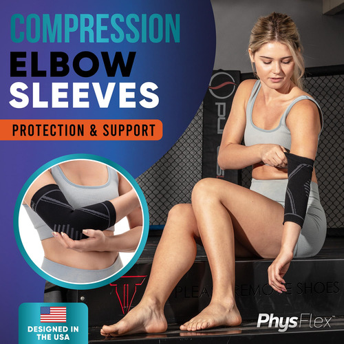 Paquete De 2 Coderas Physflex Para El Dolor De Codo De Tenis