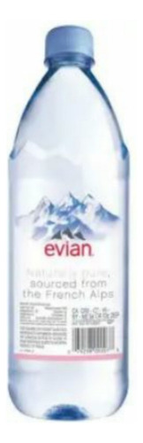 Agua Evian Natural 12 Botellas De 1 Lt, Sin Gas.