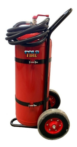 Imagen 2 de 4 de Extintor Profesional Cold Fire 50 Litros Color Rojo
