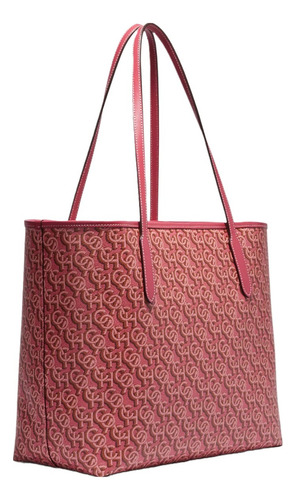 Bolsa Coach Tote Cf342 Imrou Rosa Lona Mujer