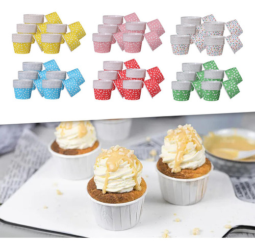 200x Revestimientos Para Cupcakes, Tazas Para Hornear, Caja