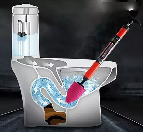 K Desatascador De Inodoro, Tubo De Lavabo, Aire A Alta