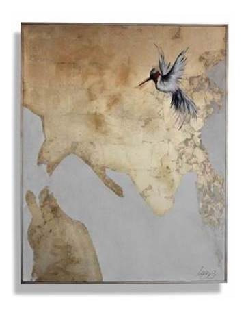 Cuadro Decorativo Dando Un Respiro (colibrí) Këssa Muebles