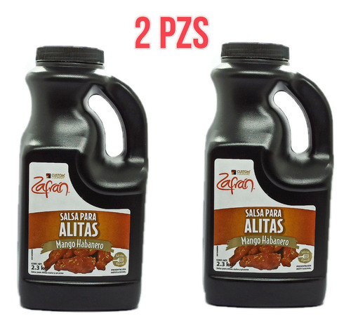 Duo Pack Salsa De Alitas Mango Habanero Zafran 2.4k ( 2pzs )