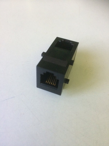 Amp-ref:555049-1/mod. Adapter -keystone Rj12/rj12(90g)/(h-h)