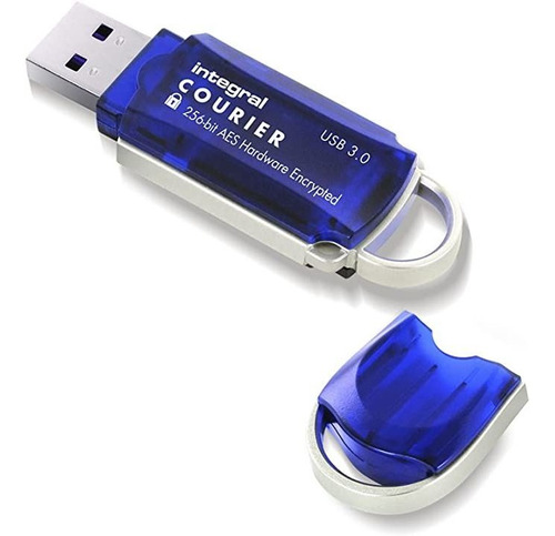 Integral Courier  fips 197 encrypted Usb 3.0, Azul