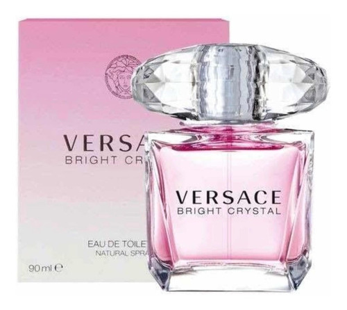 Imagen 3 de 4 de Perfume Bright Crystal Para Mujer De Versace Edt 90ml
