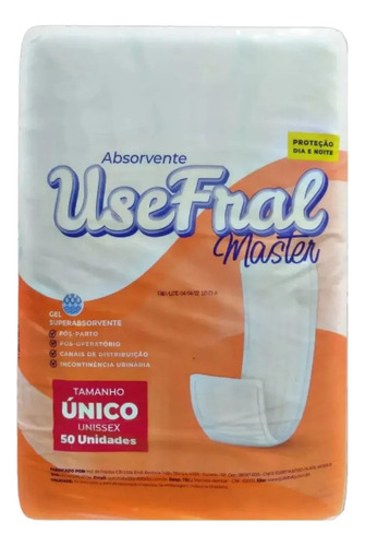 Usefral absorvente geriátrico master com 50 unidades