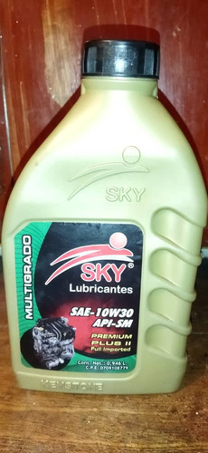 Aceite  Para Motor Sky 10w30