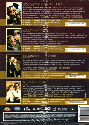Dvd Box Bogart Bacall Gold Collection Classicline Bonellihq