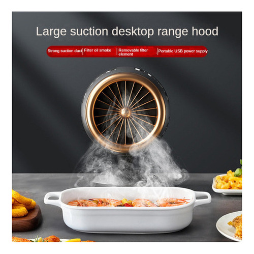 Extractores De Mesa, Campana De Cocina Portátil, Usb, Recha