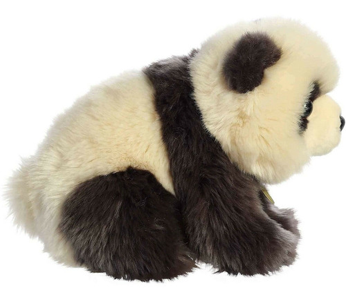 Imagem 3 de 3 de Linda Pelúcia Urso Panda Cub Da Série Miyoni Da Aurora 20cms