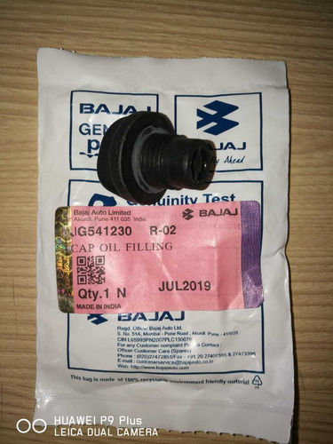 Imagen 1 de 1 de Tapón De Llenado De Aceite Para Pulsar 200ns, 200rs Dominar