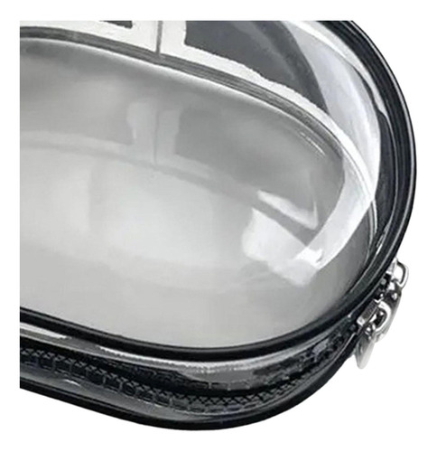 Bolsa Transparente De Pvc Para Exhibición De Negro L