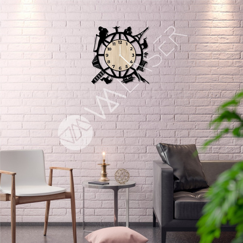Reloj De Pared 3d