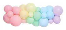 Comprar Arco De Globos Mini Chico Colores Pastel Rosa Celeste Lila 