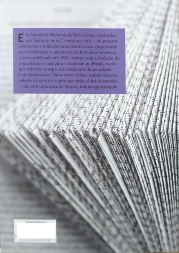 Imagem 2 de 2 de Livro Machado De Assis Memórias Póstumas De Brás Cubas
