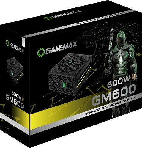 POWER SUPPLY - GAMEMAX GM-600 600W