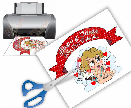 Imagen 2 de 3 de Topper Pastel Imprimible Personalizado