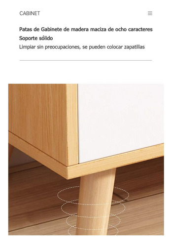 Mueble Para Tv Rack Modelo Estilo Vintage Mesa Con 3 Puertas Blanco Cálido + Color Roble Campestre