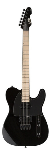 Guitarra eléctrica LTD TE Series TE-200 de caoba black con diapasón de arce