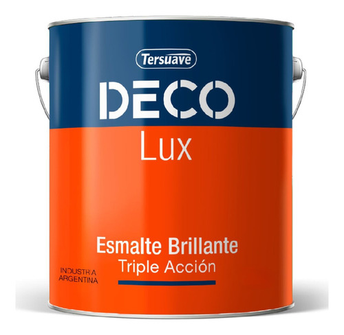 Esmalte Sintetico Tersuave Brillante Decolux 4l Color Amarillo