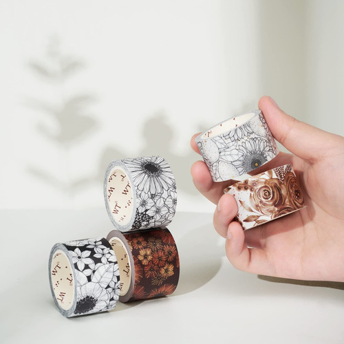 Fiori Profumati Di Primavera Washi - Juego De 5 Rollos,...