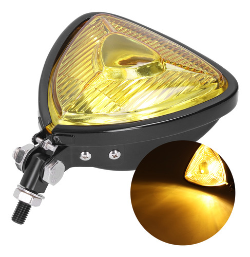 Faros Delanteros De 12 V, 55 W, Lente Amarilla, Carcasa Negr