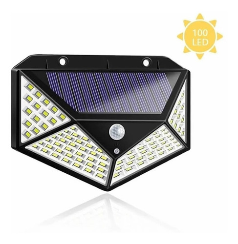 Lámpara Solar 48 Led Exterior Impermeable Sensor Movimiento