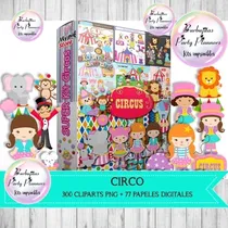 Comprar Papeles Digitales Y Cliparts Imagenes Png Circo