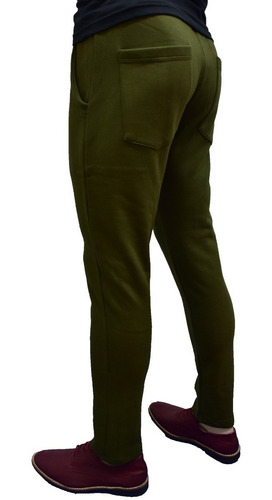 Imagen 3 de 5 de Jogging Hombre Pantalon Babucha Algodón Frizado Invierno