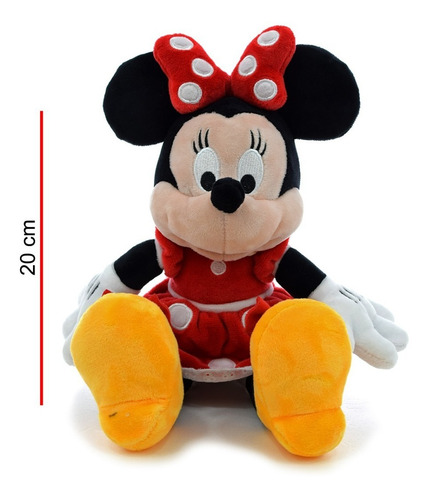 Imagen 7 de 8 de Minnie Peluche 30 Cm Original Phi Phi Toys Disney La Plata