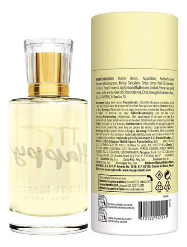 Set 3 Perfumes Maja Para Dama Vainilla Y Floral 100ml