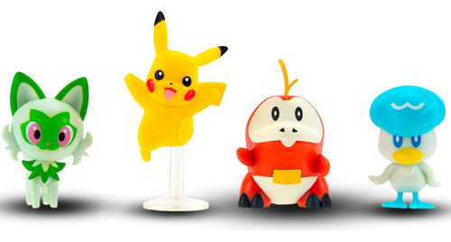 Figuras Pokémon Set Coleccionables Pkw Batalla Jazwares