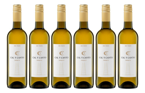 Vino Blanco Cal Y Canto Verdejo 6pzas 750ml