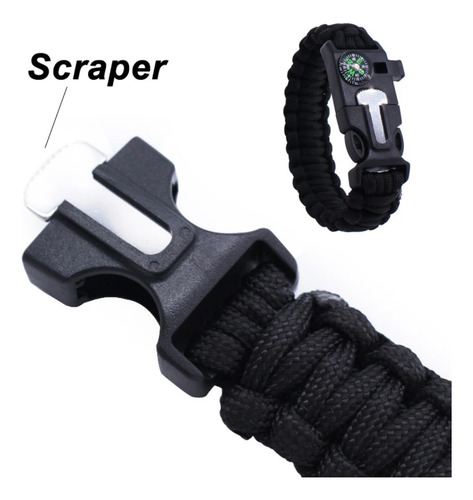 Pulsera Táctica Paracord Supervivencia 2 Unidades