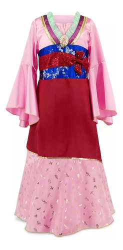Princesa Mulan Disfraz Talla 7-8 Disney Store Modelo 2023
