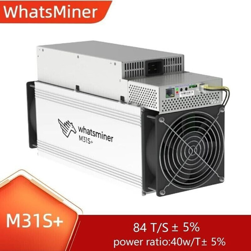 Microbt Whatsminer M31s+ 84t Btc Asic Bitcoin Miner Sha-256