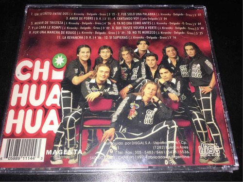 Chihuahua La Revancha Cd Nuevo Original Cerrado