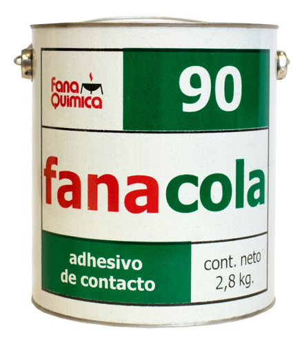 Cemento De Contacto Fanacola 90 Adhesivo 2,8 Kg = 4 Lts