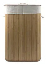 Comprar Cesto Canasto Plegable Bambú Rectangular Ropa C\u002Ftapa Y Asas
