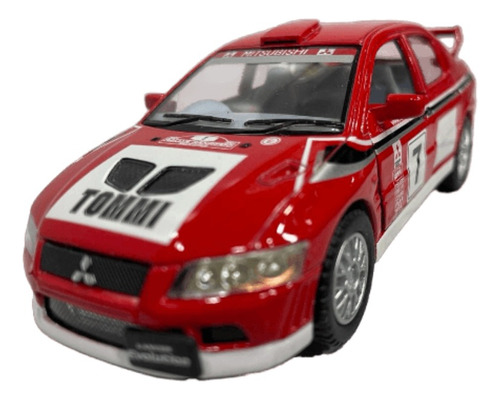 Carro Mitsubshi Lancer Evo Vii Wrc Rally A Escala 1:36