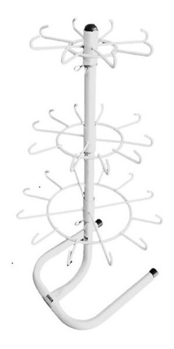 Imagem 1 de 1 de Expositor De Chaveiro Com Base Redonda Reforçado 45 Cm 3 Niv