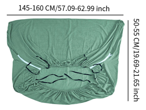 W Funda De Sofá Funda De Cojín Para Asiento 3 Plazas Verde