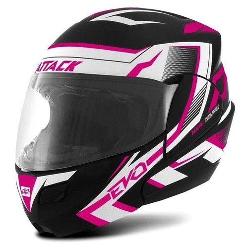 Capacete Robocop Feminino Pro Tork Attack Evo Fosco